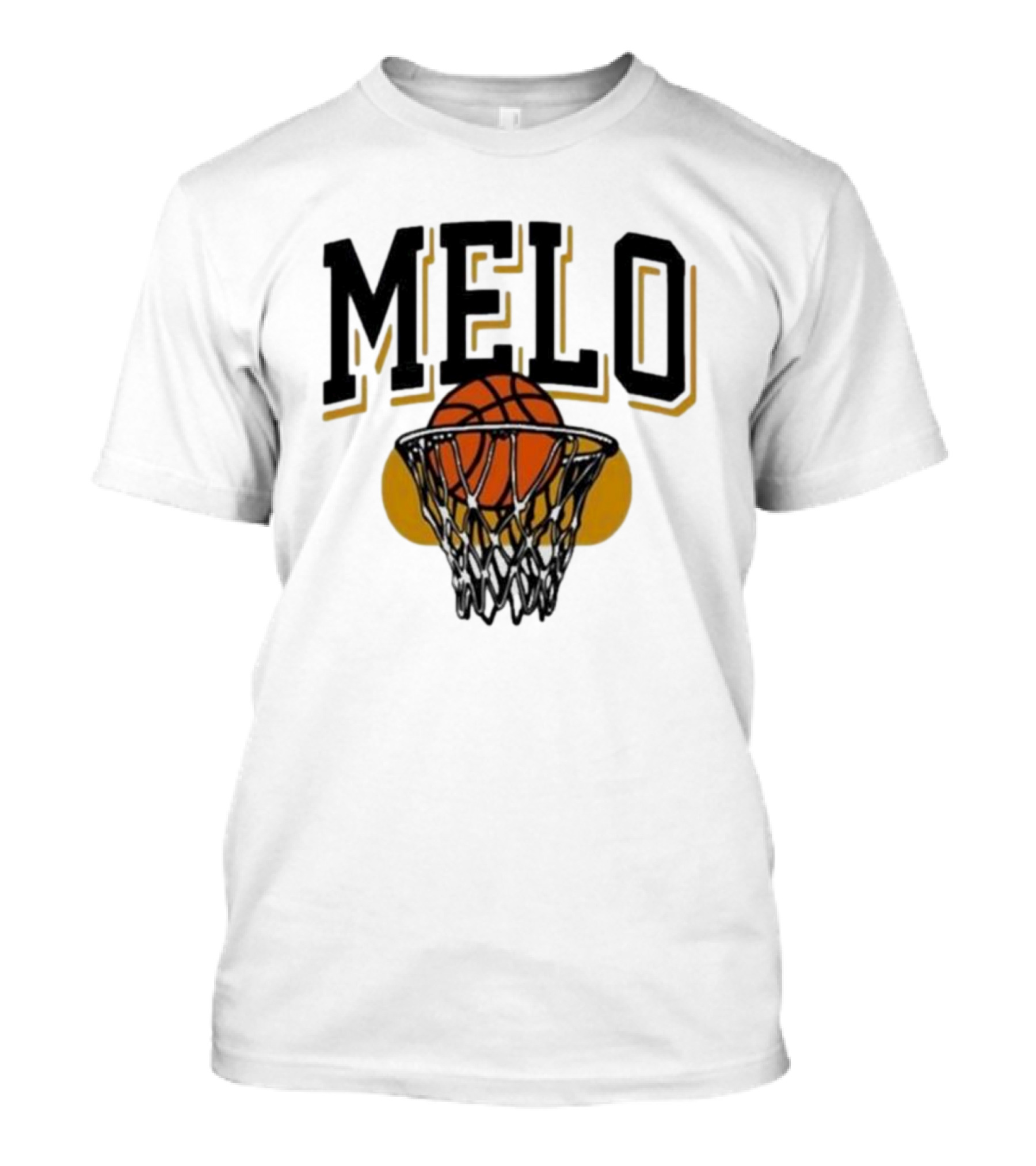 Melo Los Angeles Basketball Hoop Net Iconic T-Shirt