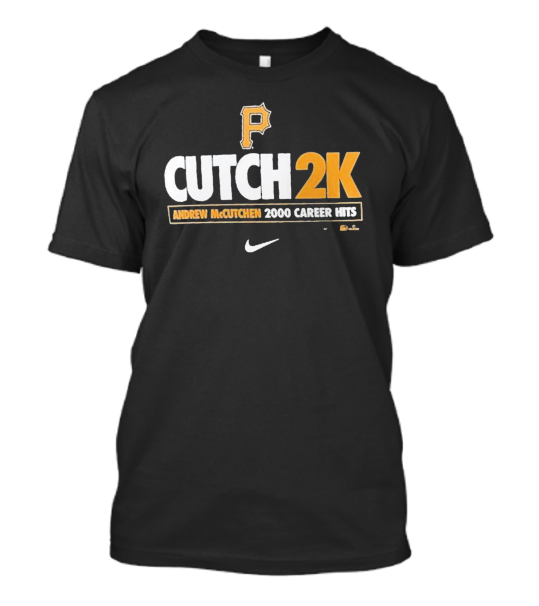 Pittsburgh Pirates Andrew McCutchen Cutch 2K 2000 Career Hits T-Shirt