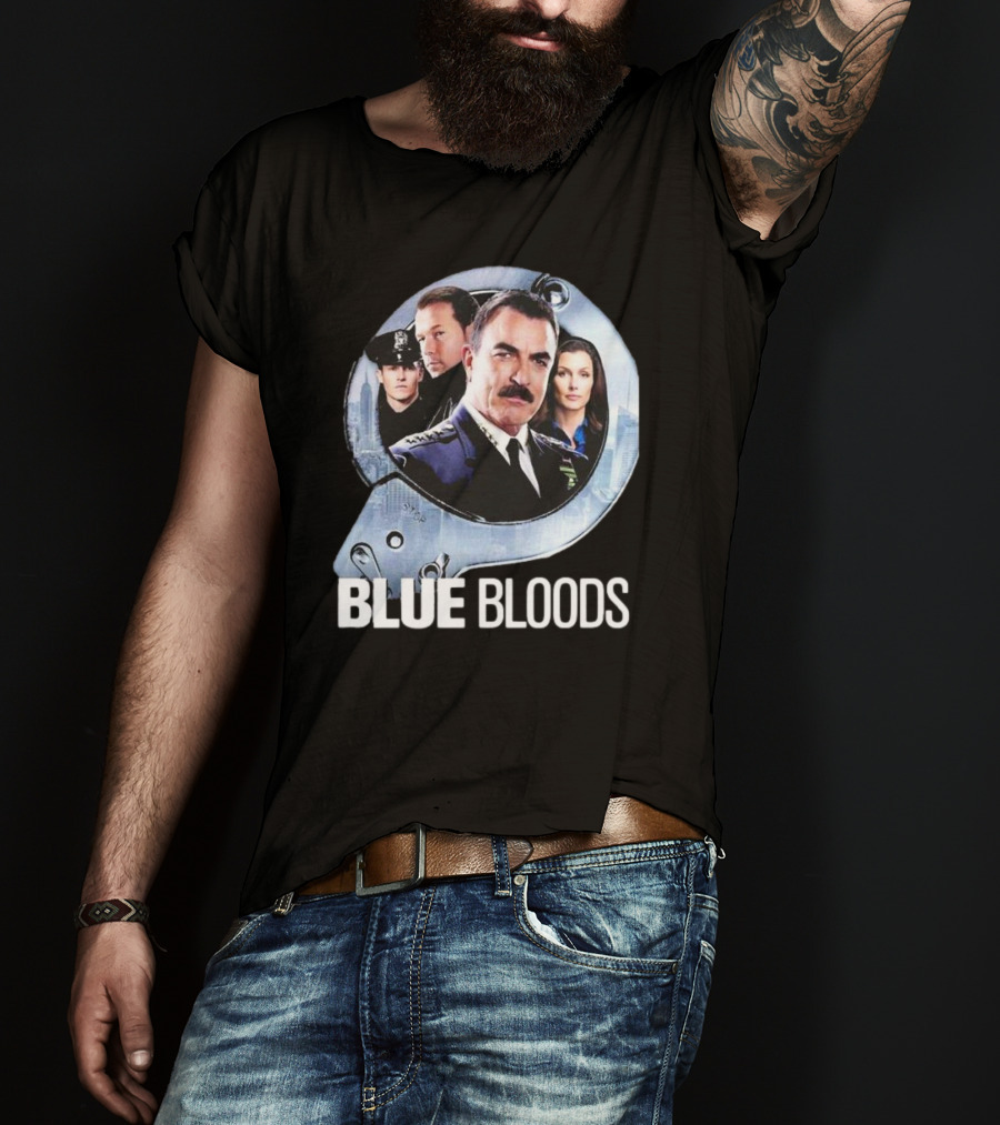 Blue Bloods Reagan Family Tom Selleck Donnie Wahlberg Cop Movie Fan T-Shirt