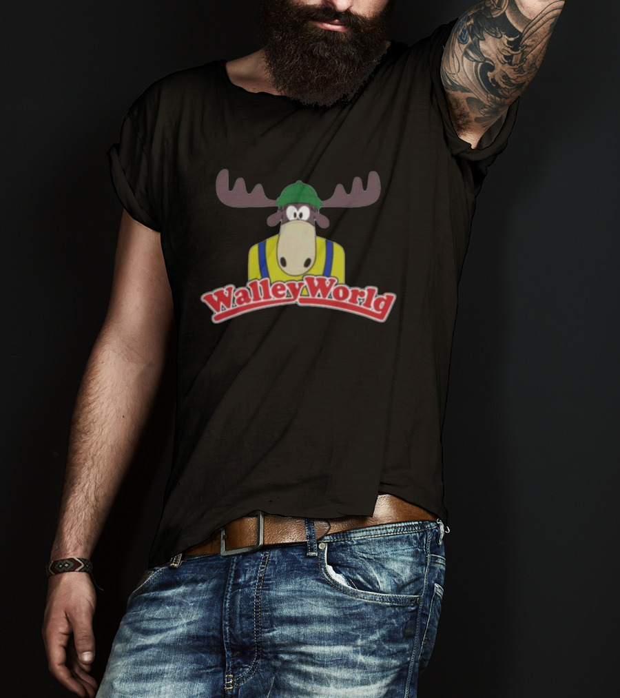 Marty Moose Walley World Mascot Retro Theme Park T-Shirt