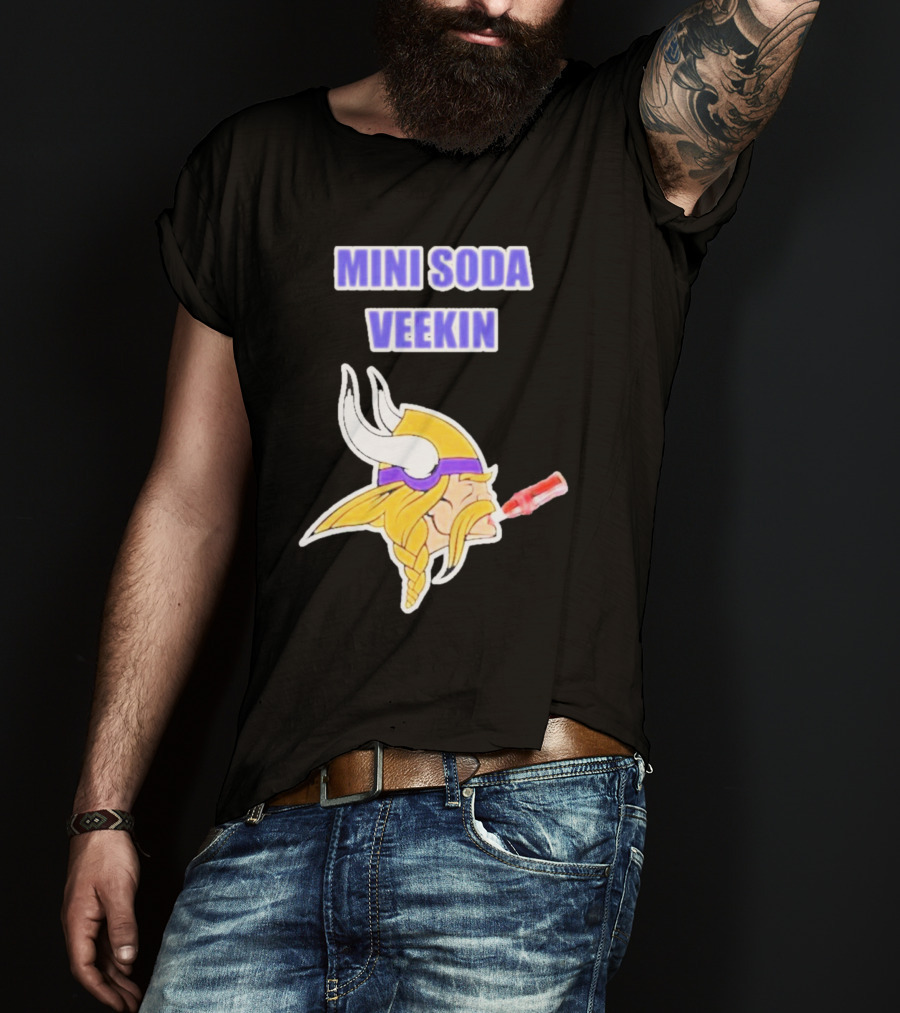 MINI SODA VEEKIN Viking Drinking Soda T-Shirt