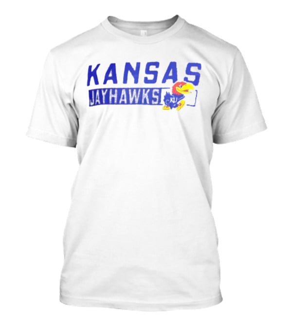 Kansas Jayhawks KU Champion Slate Impact Knockout T-Shirt