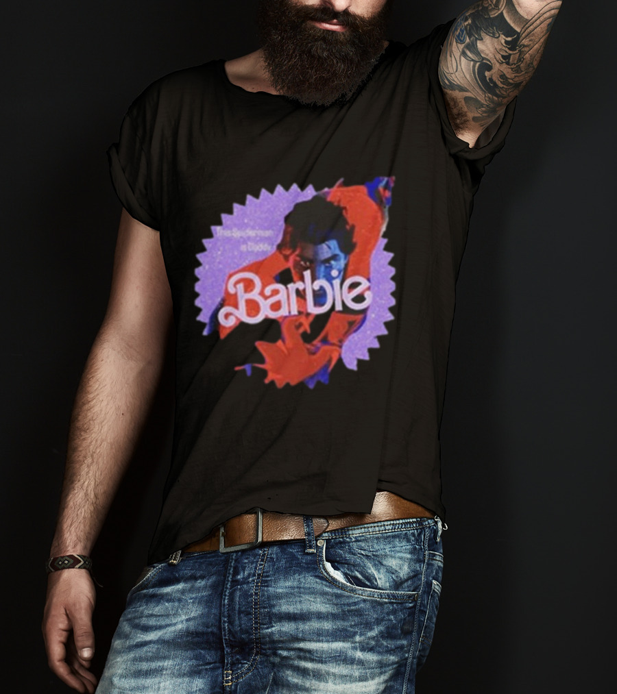 Barbie Meets Spider-Man This Spiderman Is Daddy Etsy Singapore T-Shirt