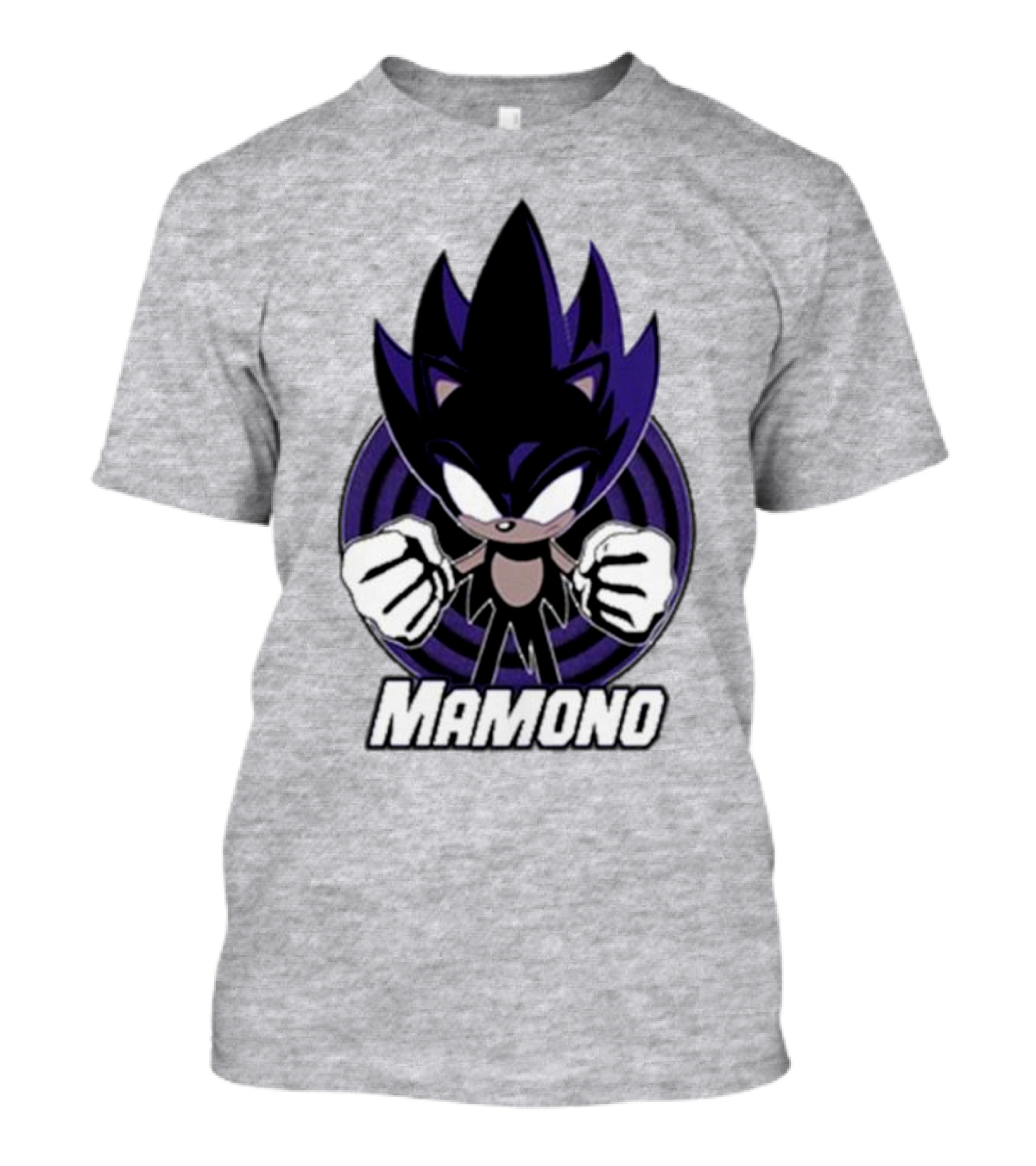 Mamono Dark Super Shadow Style Character T-Shirt