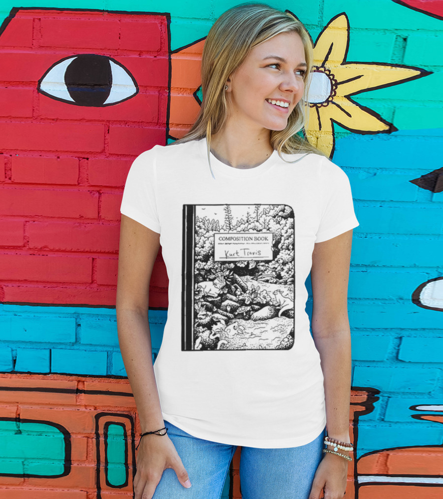 Kurt Travis Esque Records Composition Book T-Shirt