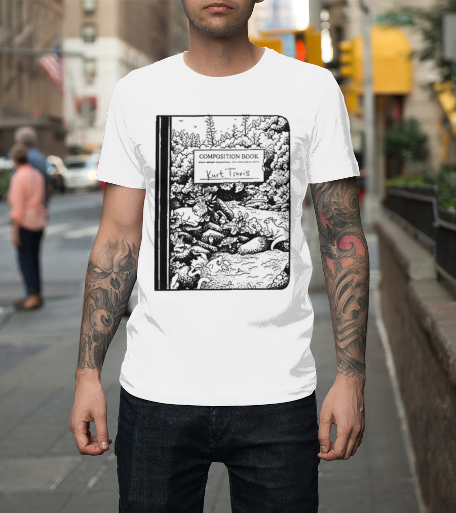 Kurt Travis Esque Records Composition Book T-Shirt