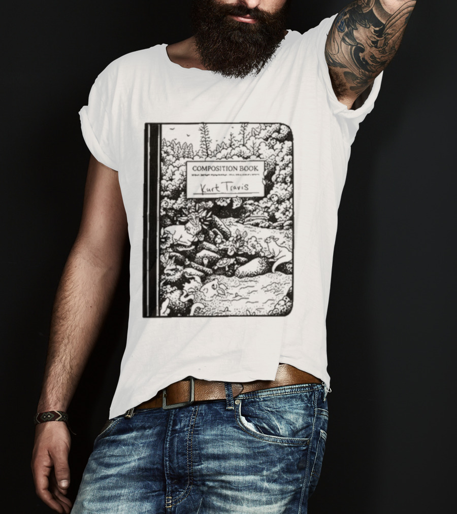 Kurt Travis Esque Records Composition Book T-Shirt