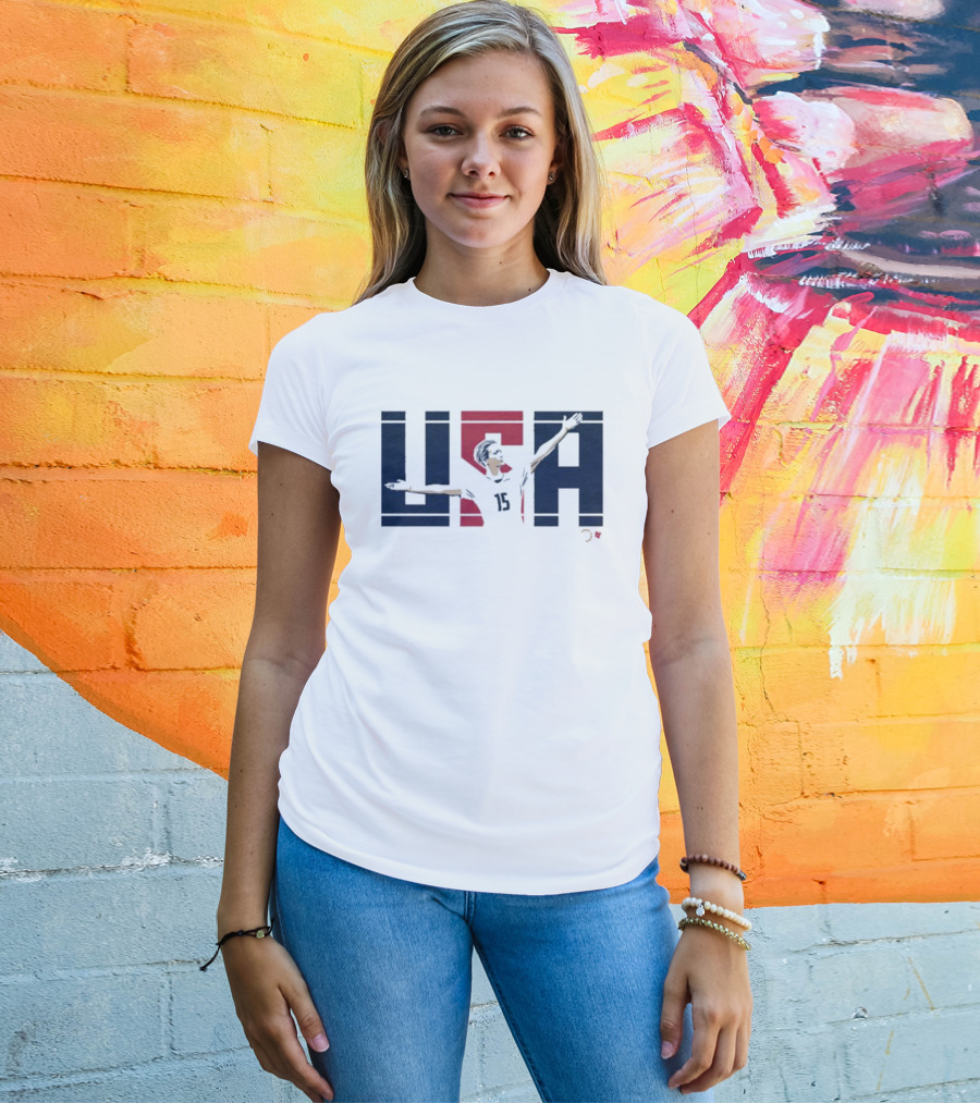 Megan Rapinoe USA 15 Iconic Pose USWNT Legend T-Shirt