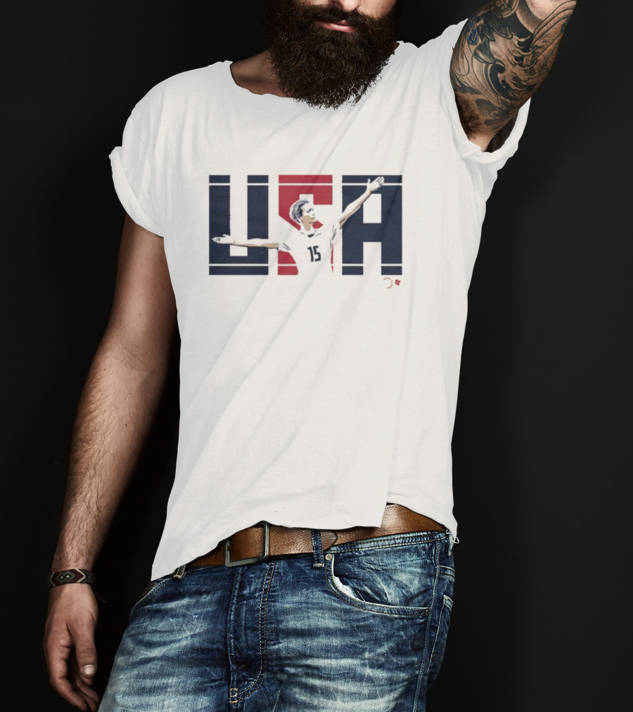 Megan Rapinoe USA 15 Iconic Pose USWNT Legend T-Shirt