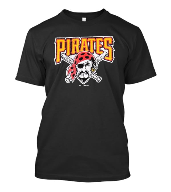 Pittsburgh Pirates Youth Distressed Vintage Crossed Bats T-Shirt