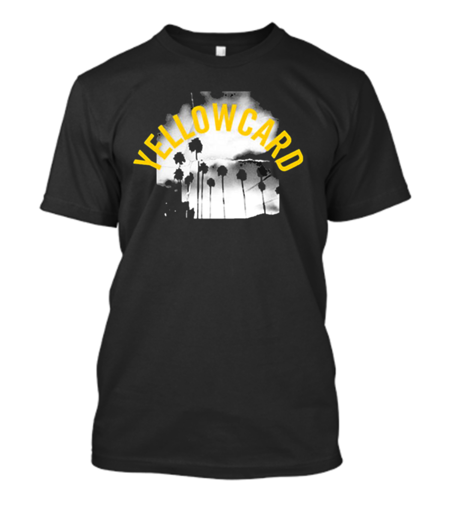 YELLOWCARD Palm Tree Skyline Arch T-Shirt