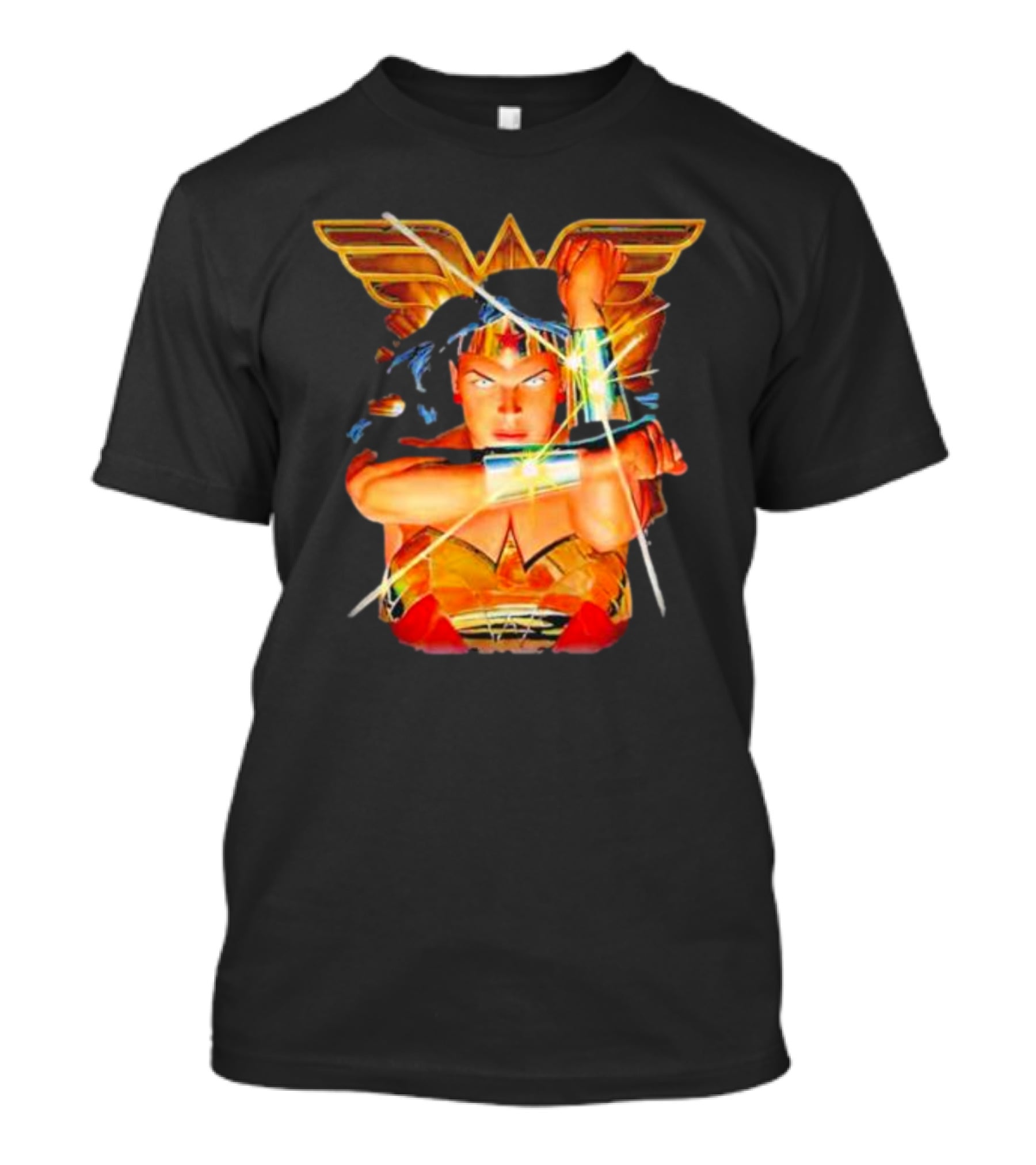 Wonder Woman Bracelets Deflection Wings Emblem T-Shirt