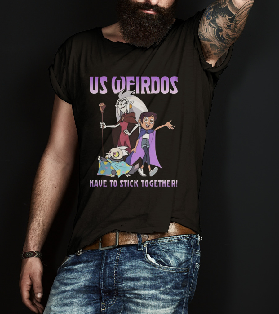 Us Weirdos Have To Stick Together The Owl House Characters Pose T-Shirt