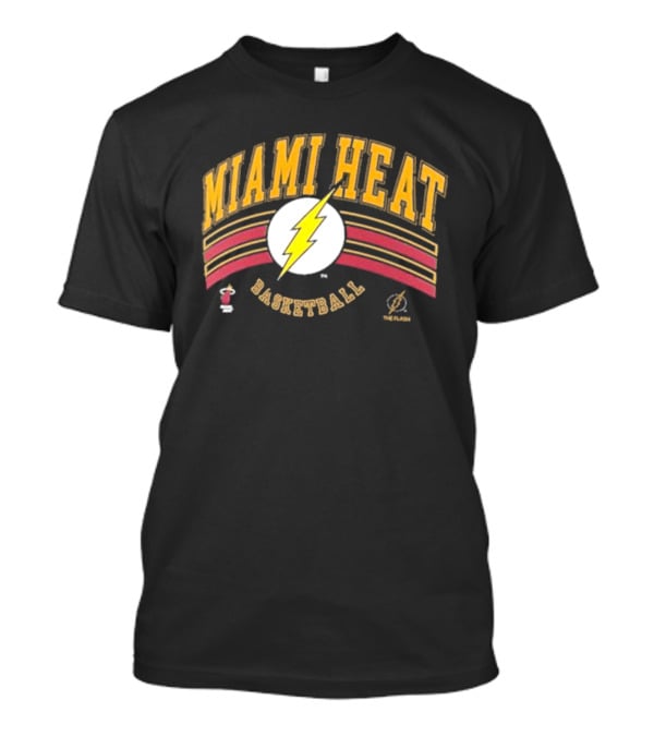 Miami Heat Basketball The Flash Fanatics Branded DC T-Shirt