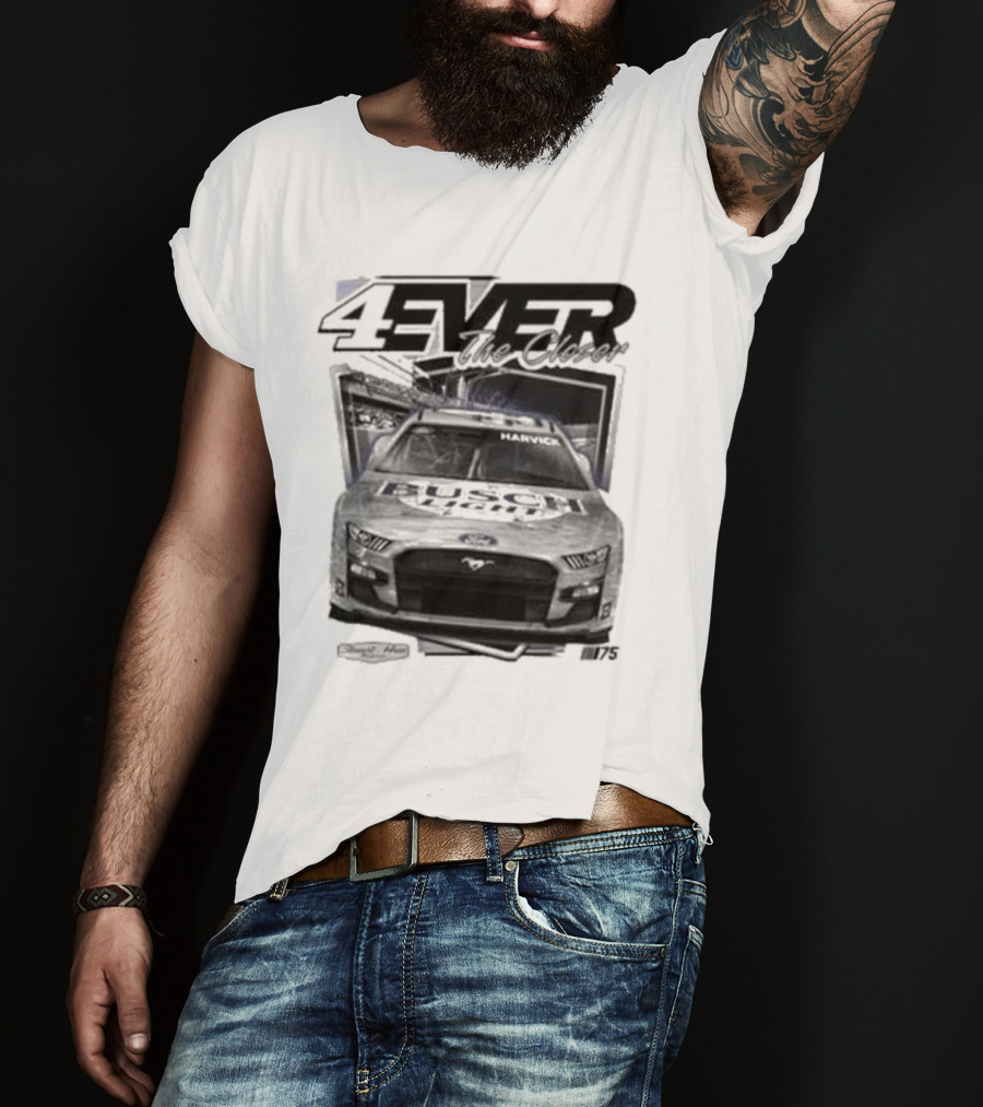 4Ever The Closer Kevin Harvick Busch Light Stewart-Haas Racing #4 75 T-Shirt