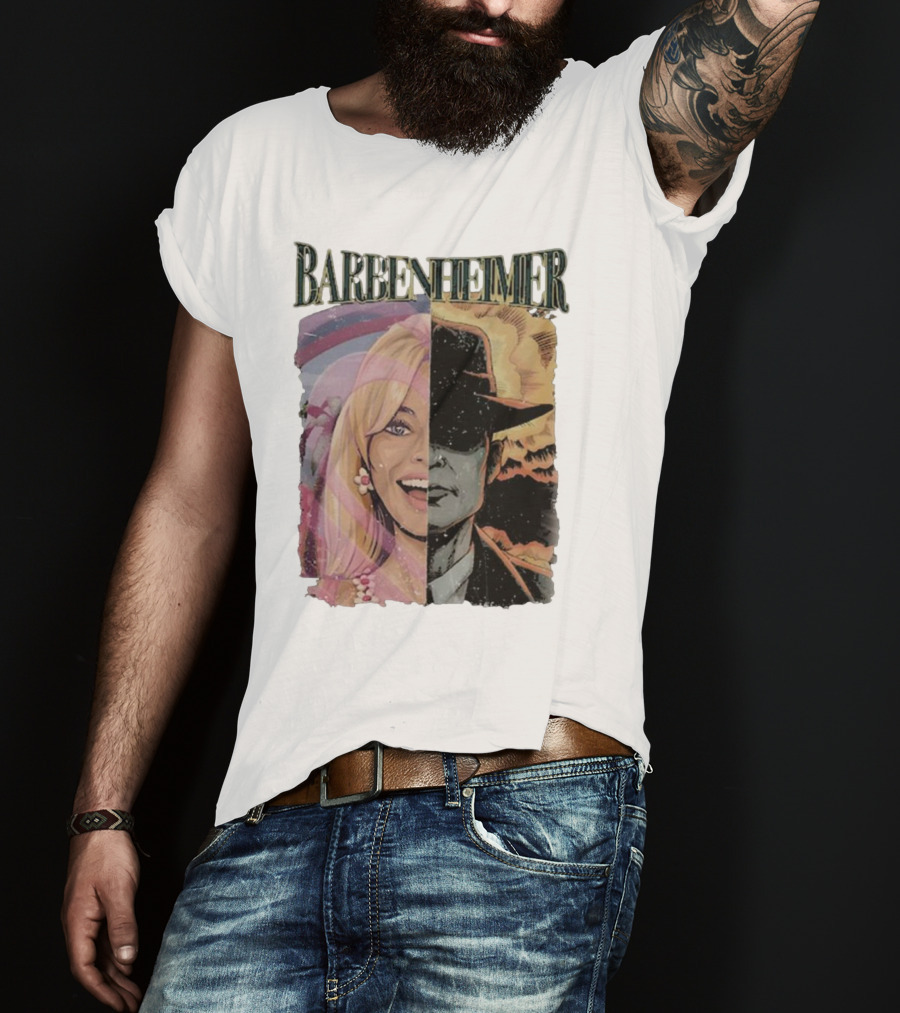 Barbenheimer Vintage I Survived Barbie Oppenheimer Fusion Uk Best Bernheimer India T-Shirt