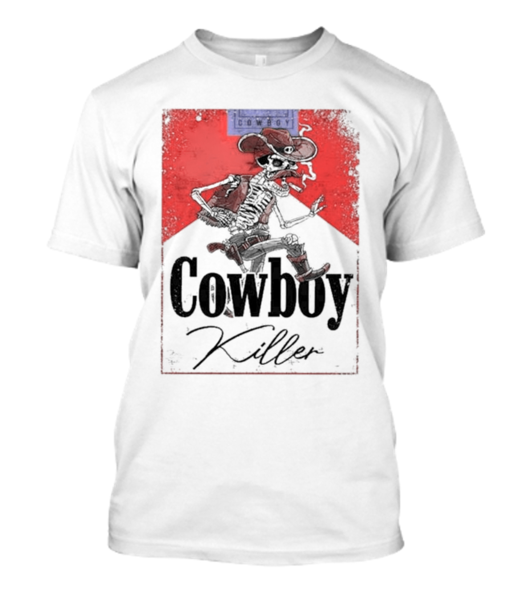 Cowboy Killer Jason Aldean Skeleton Cowboy T-Shirt