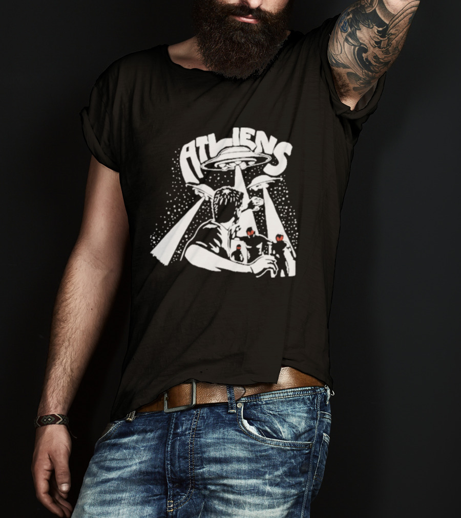 ATLien Abduction Escape With UFO Beam Encounter T-Shirt