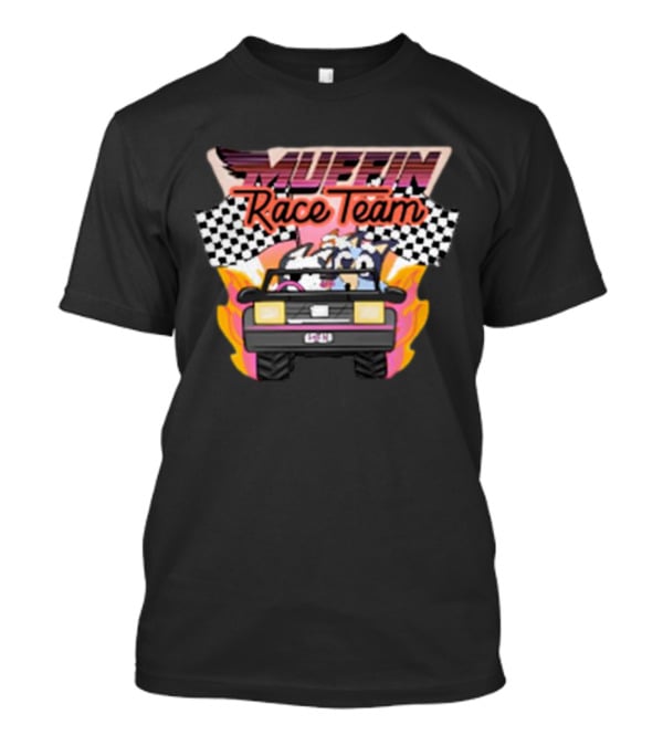 Muffin Race Team Checkered Flag Car Racing Adventure T-Shirt