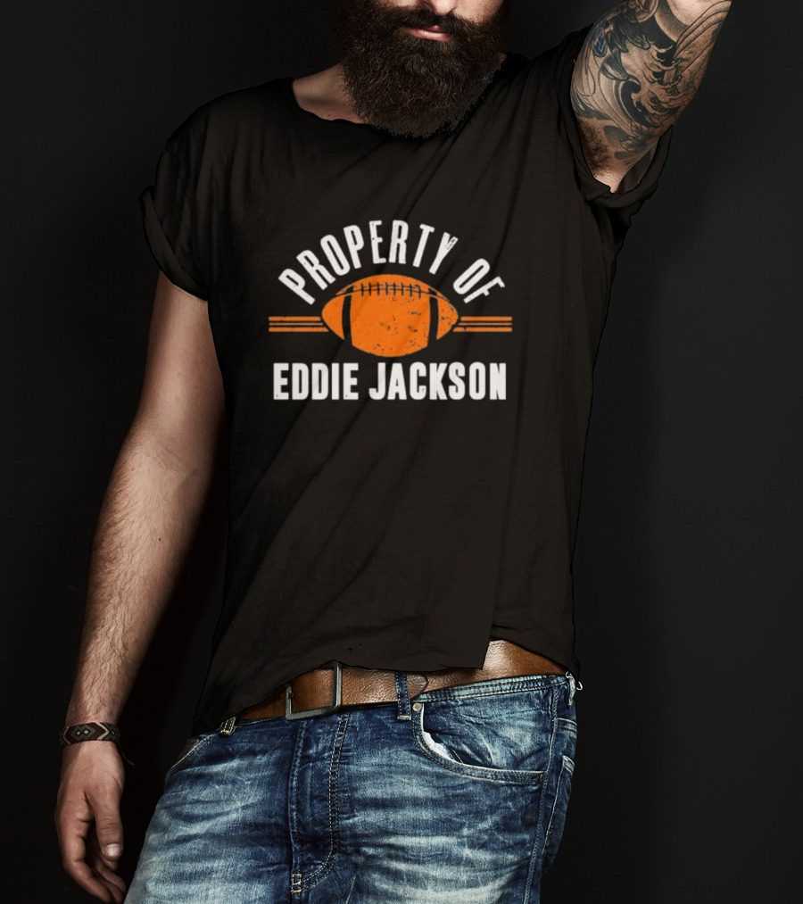Property Of Eddie Jackson Chicago Football T-Shirt