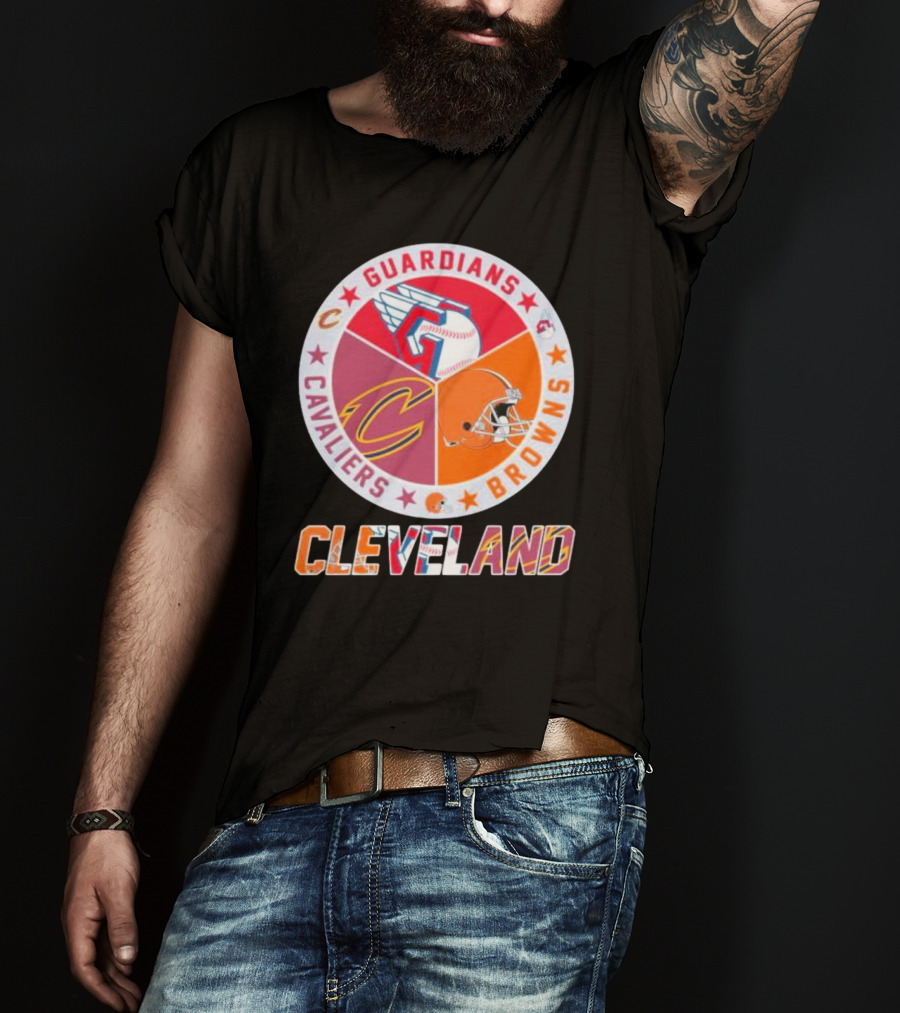 Cleveland Cavaliers Guardians Browns T-Shirt