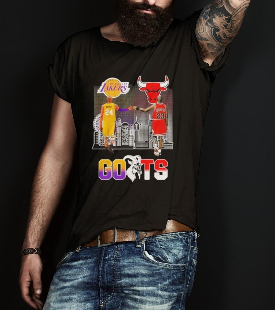 Los Angeles Lakers Chicago Bulls GOATS T-Shirt