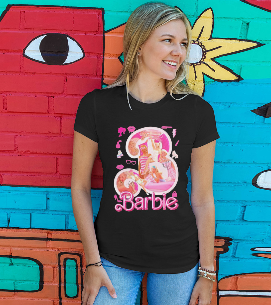 Barbie Pink Glam Fashion Icons Party T-Shirt