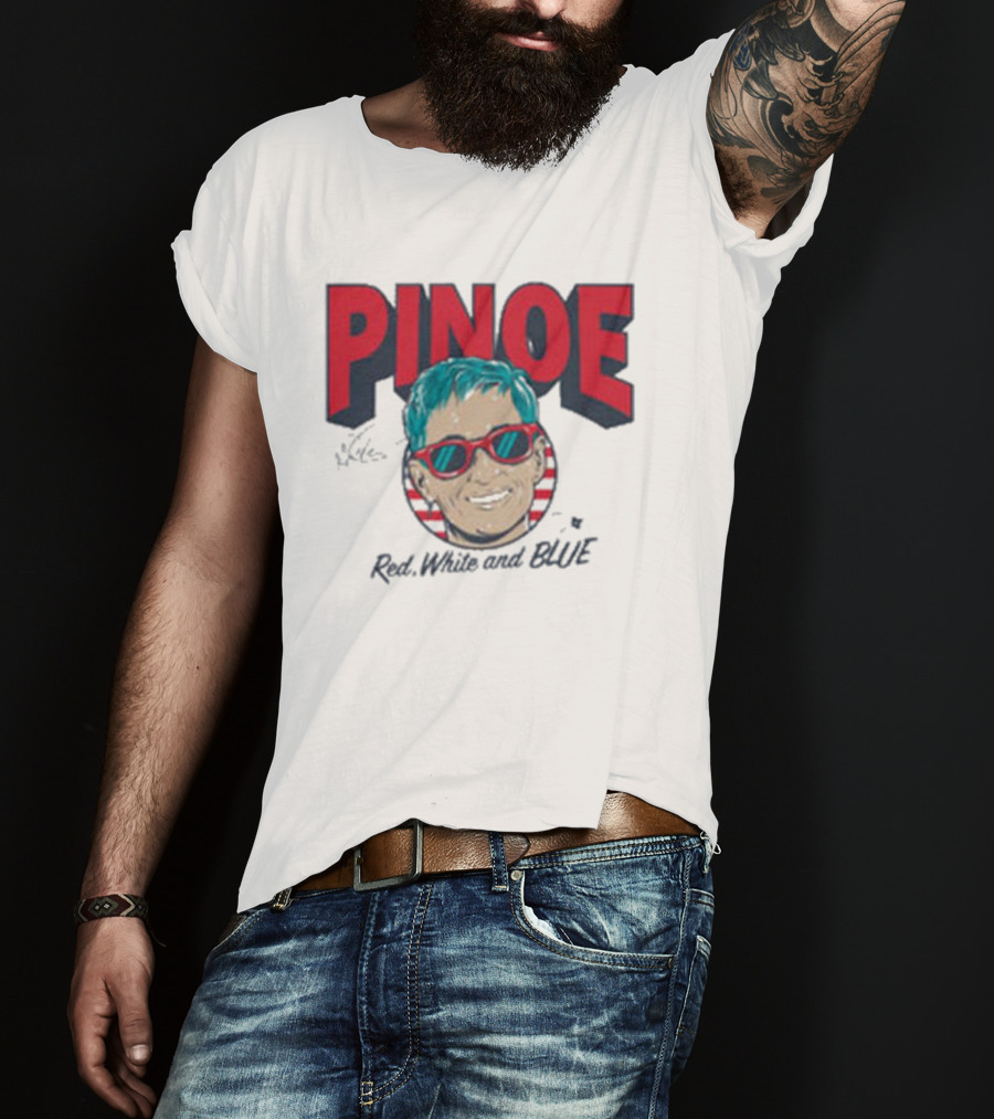 PINOE Red White And Blue T-Shirt