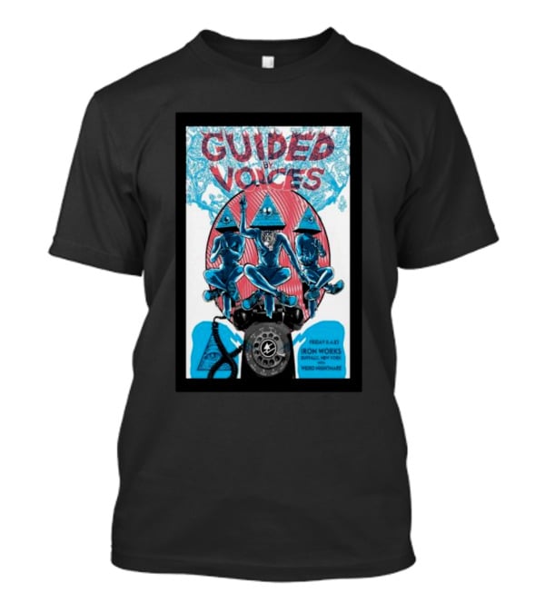 Guided By Voices Friday 8-4 Iron Works Buffalo New York Weird Nightmare T-Shirt