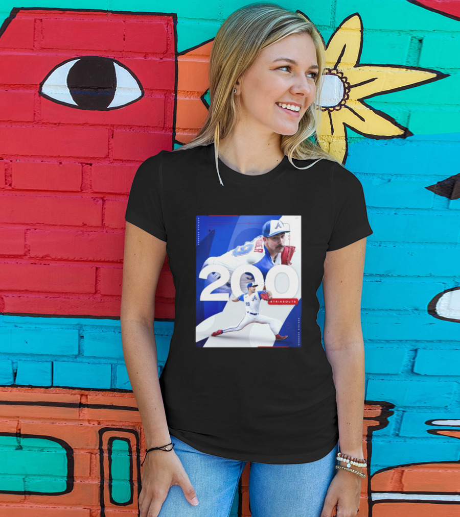 Spencer Strider 200 Strikeouts Season Braves Pitcher Milestone T-Shirt