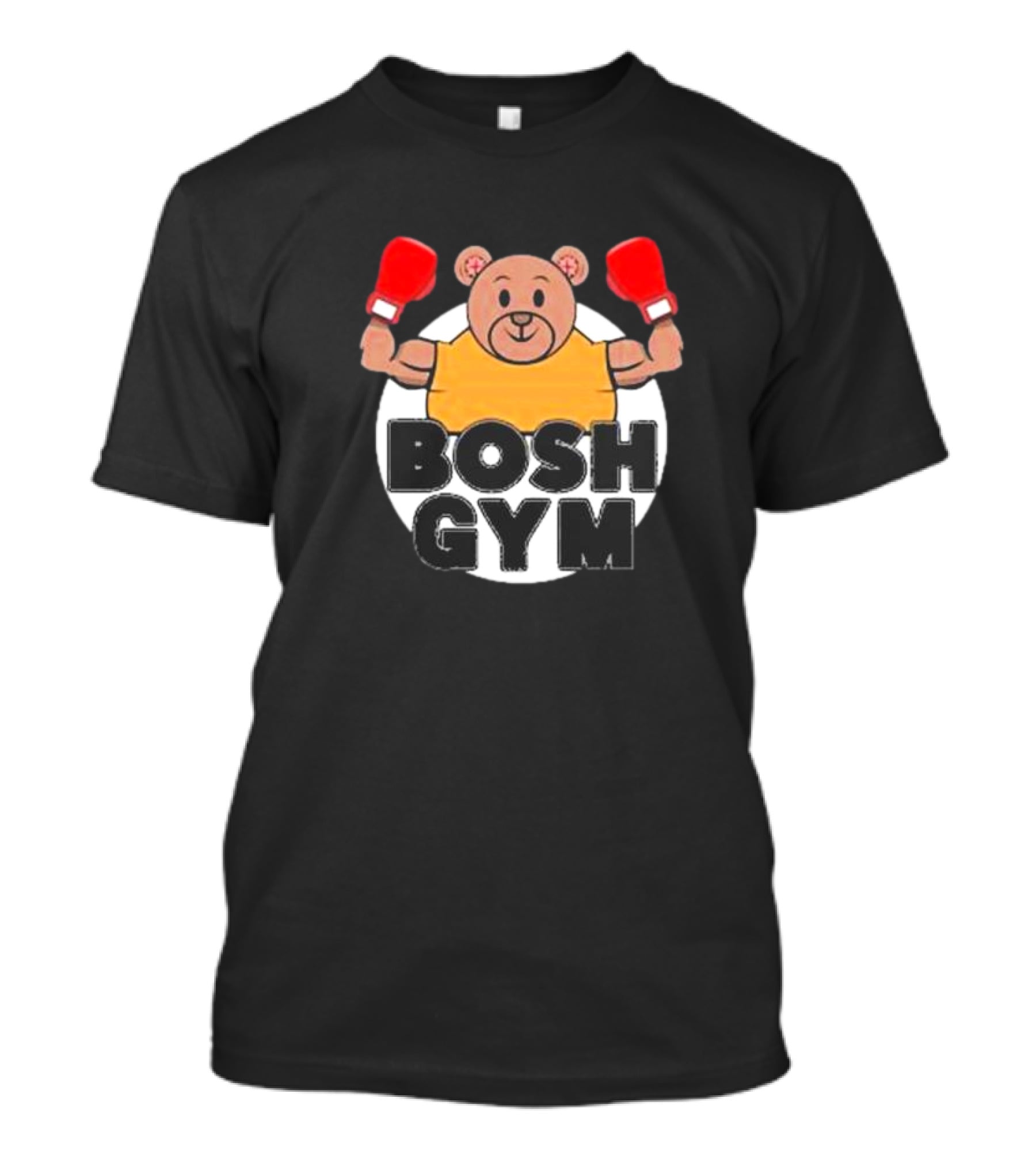 Bosh Gym Bear With Boxing Gloves T-Shirt