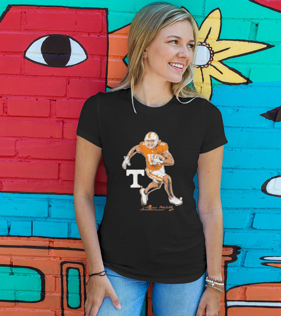 Tennessee Football Bru McCoy Superstar Pose T Vols Football T-Shirt