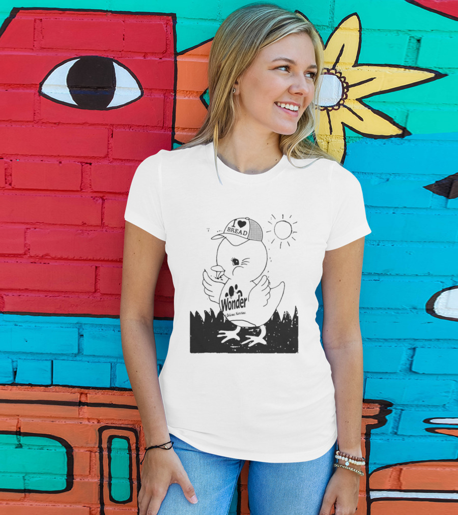 Wonder Bread Duck I Love Bread T-Shirt