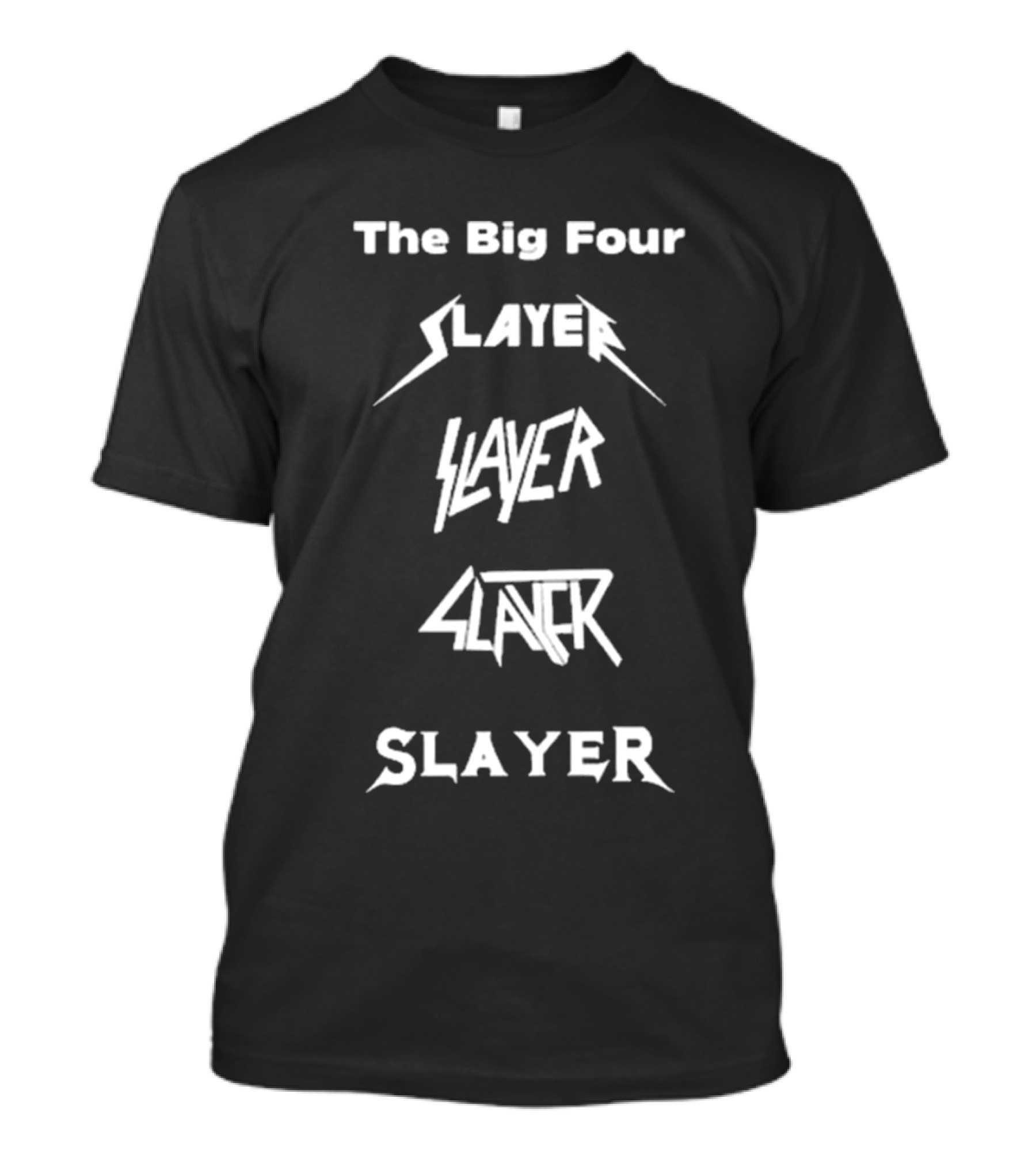 The Big Four Slayer Logos In Iconic Styles T-Shirt