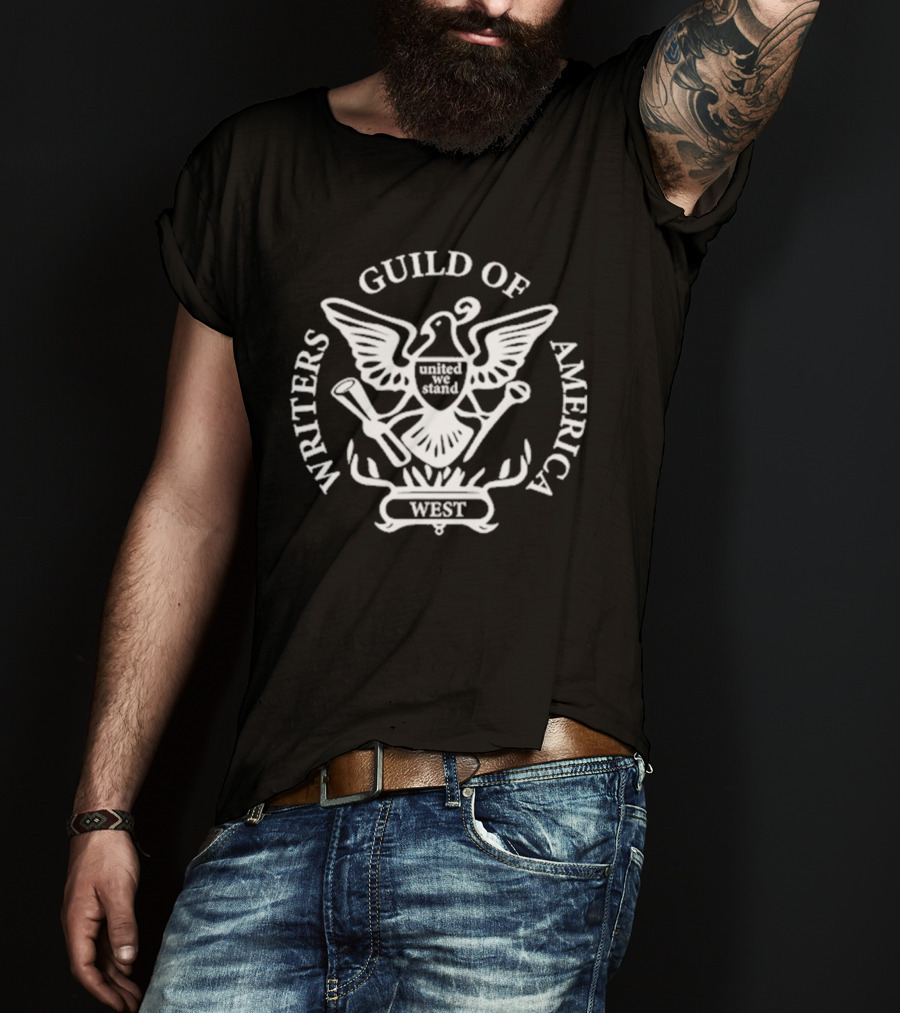 Writers Guild Of America United We Stand West T-Shirt