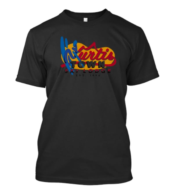 Kurtis Town Ski Lodge Est. 1994 T-Shirt