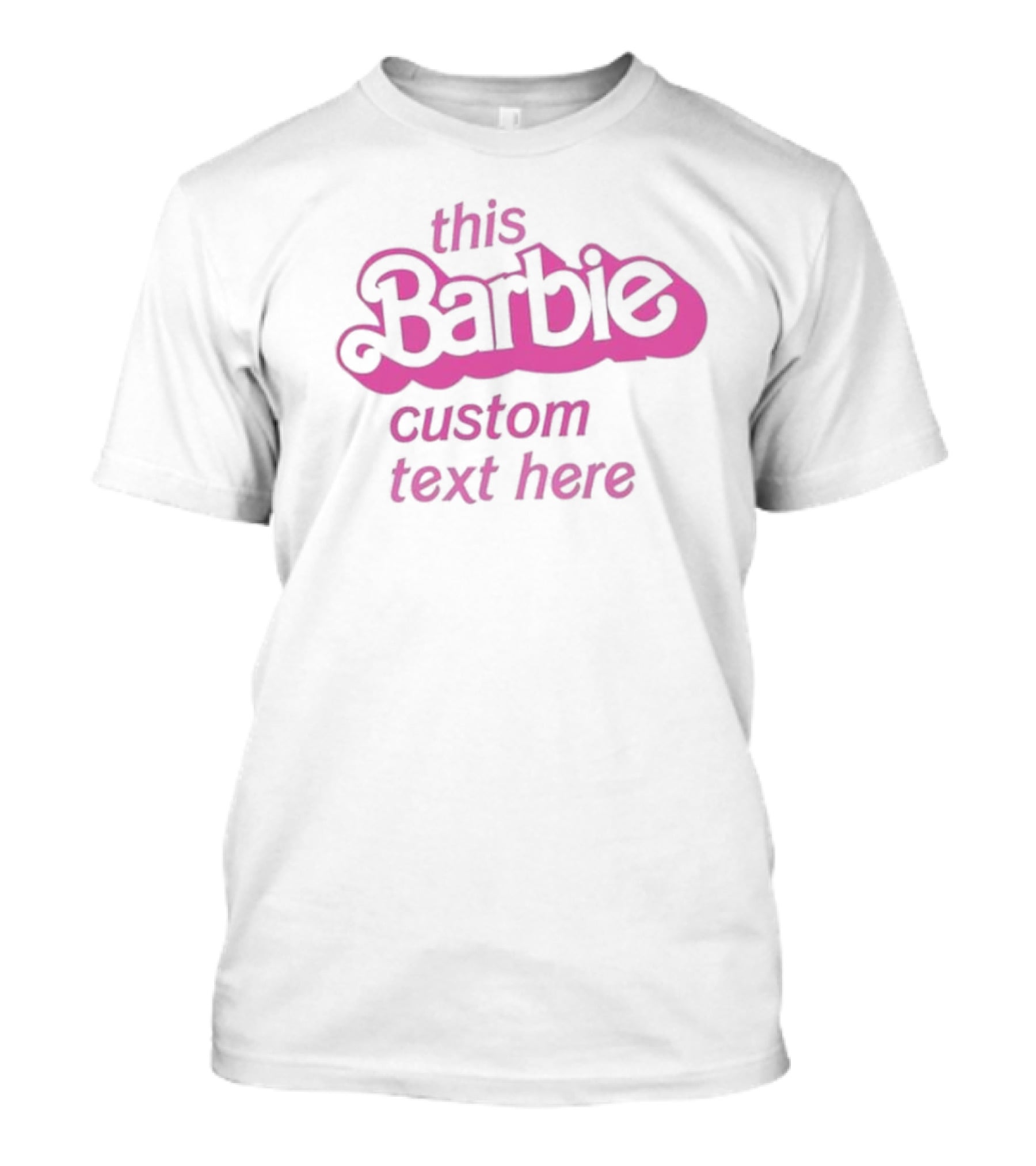 This Barbie Doll Baby Girl Birthday Custom Party Girls Besties Custom Birthday T-Shirt