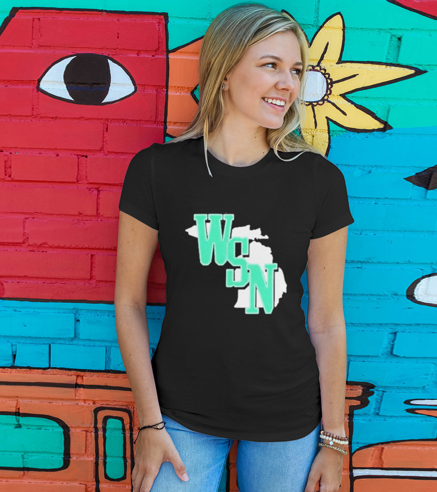 WSN Woodward Sports Michigan Text T-Shirt