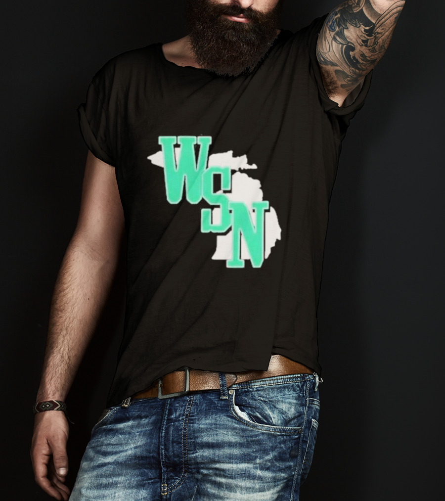 WSN Woodward Sports Michigan Text T-Shirt