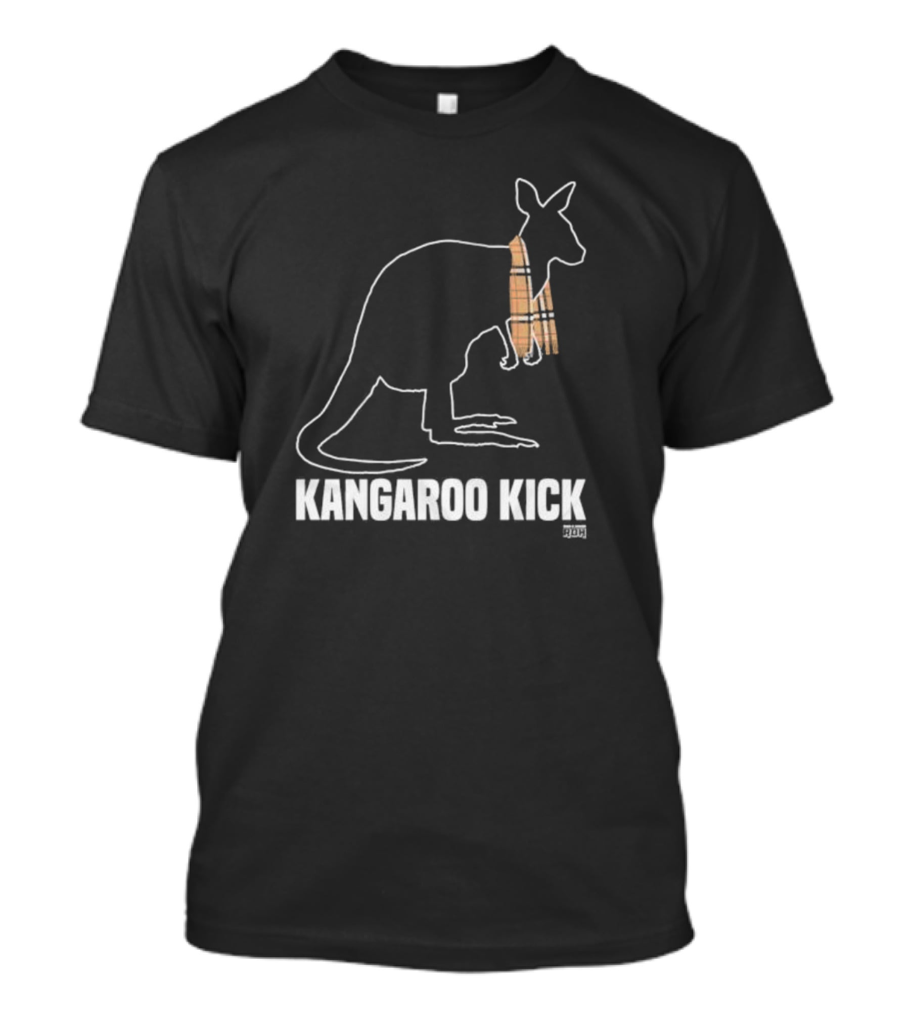 MJF Kangaroo Kick Scarf Outline T-Shirt