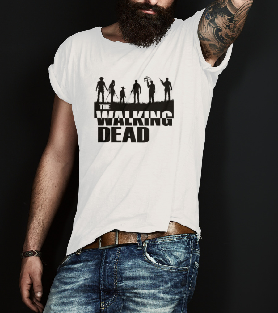 The Walking Dead Characters Silhouette Collection T-Shirt