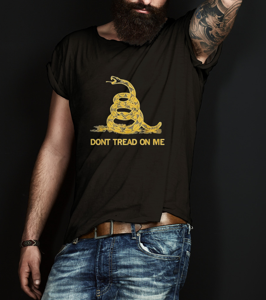 Gadsden Flag Don't Tread On Me Revolutionary War Flag Second Amendment T-Shirt