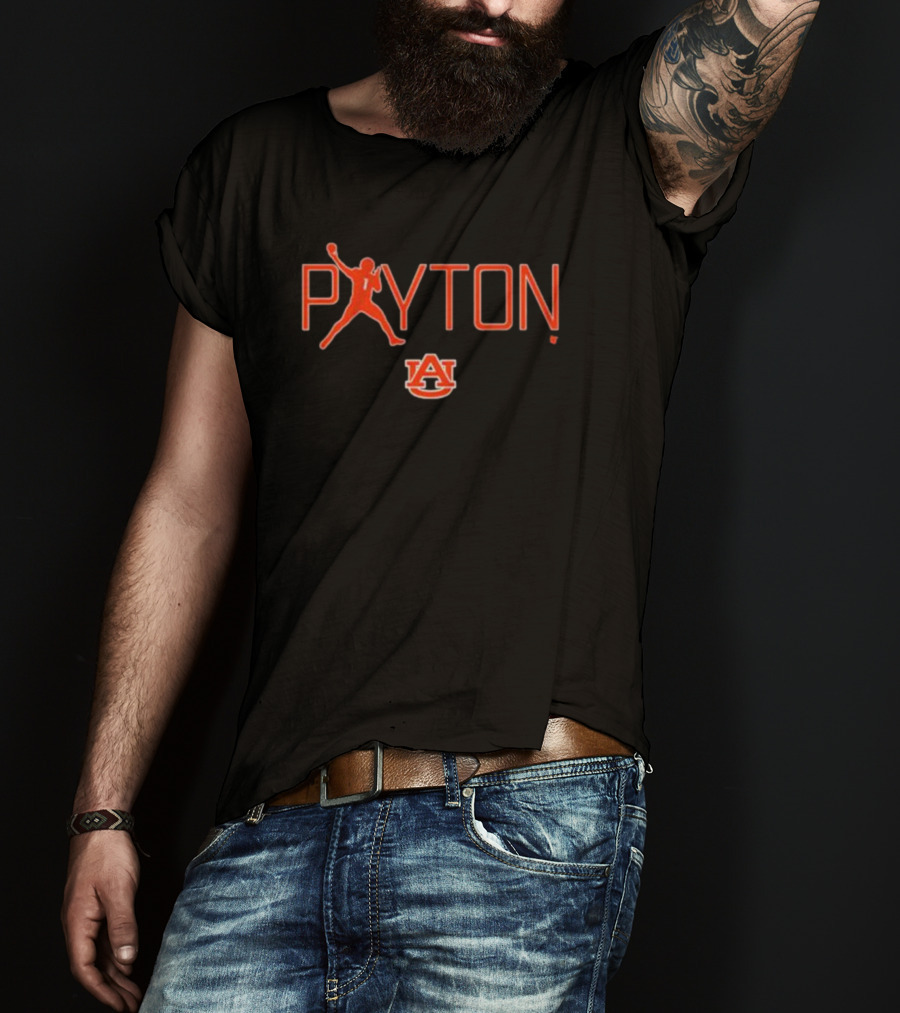 Auburn Football Payton Silhouette Auburn T-Shirt