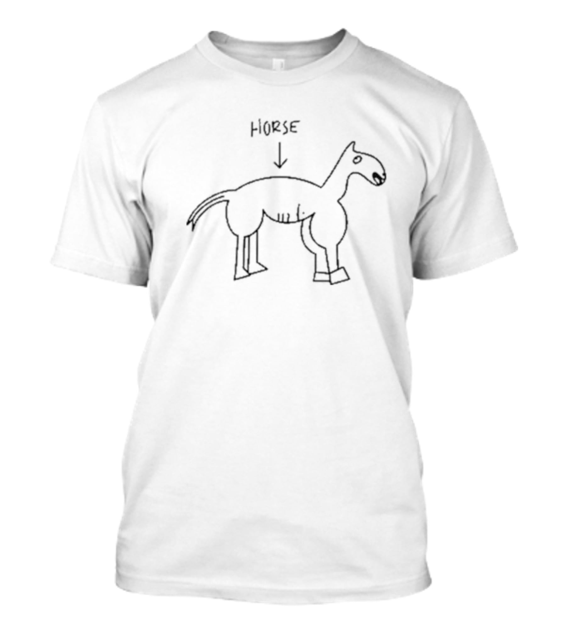 Jon Mackenzie Horse Drawing With Sketch T-Shirt