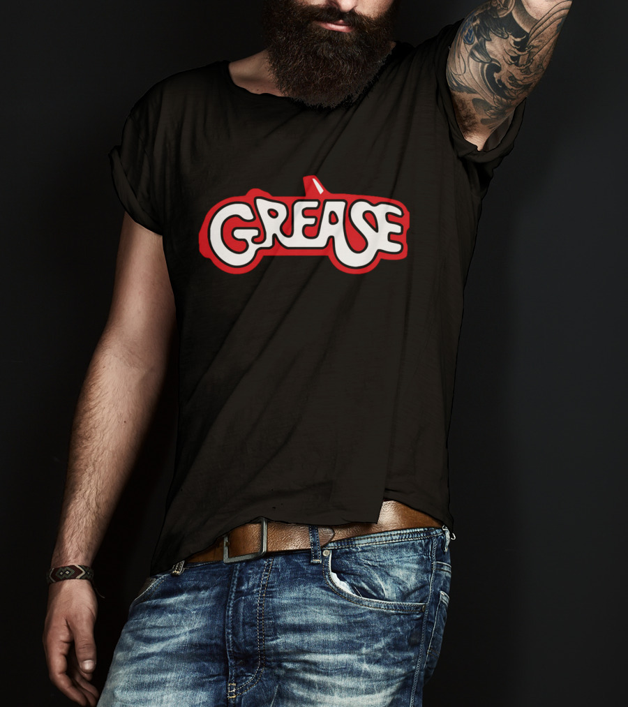 Grease Classic Red And White T-Shirt