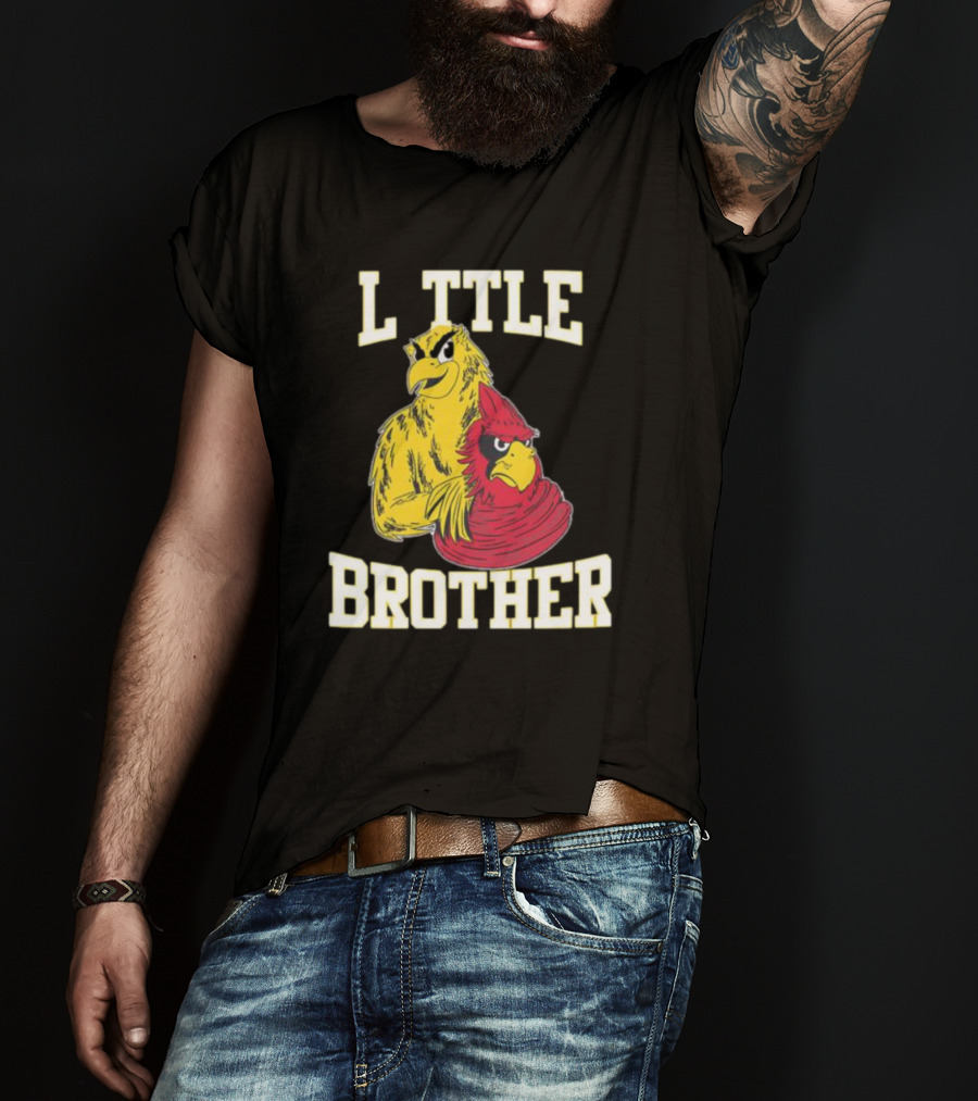 L Ttle Brother Yellow Red Birds T-Shirt