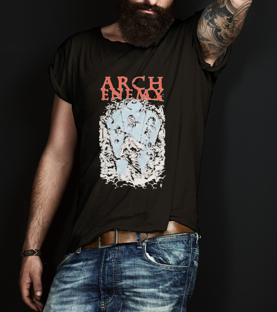 Rebellion Republic Merch Featuring Arch Enemy Mirror T-Shirt