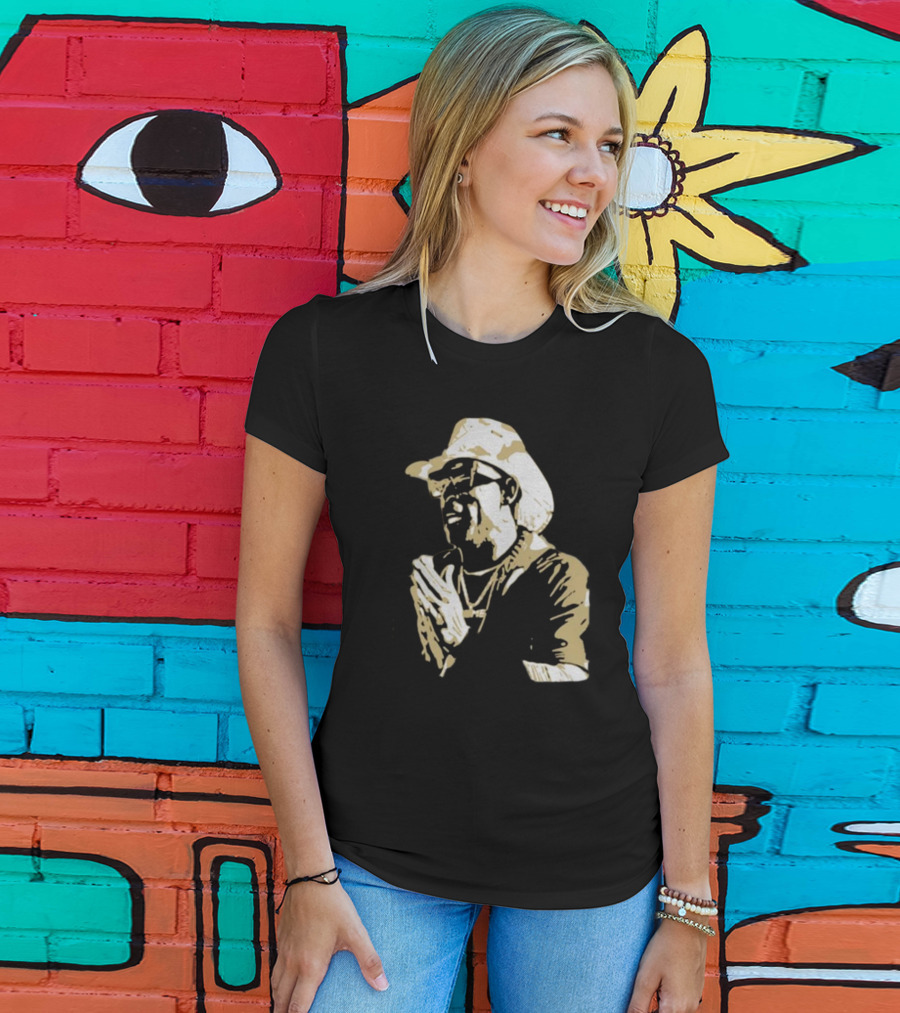 Deion Sanders Coach Prime Colorado Football Fan Iconic Cowboy Hat Clapping T-Shirt