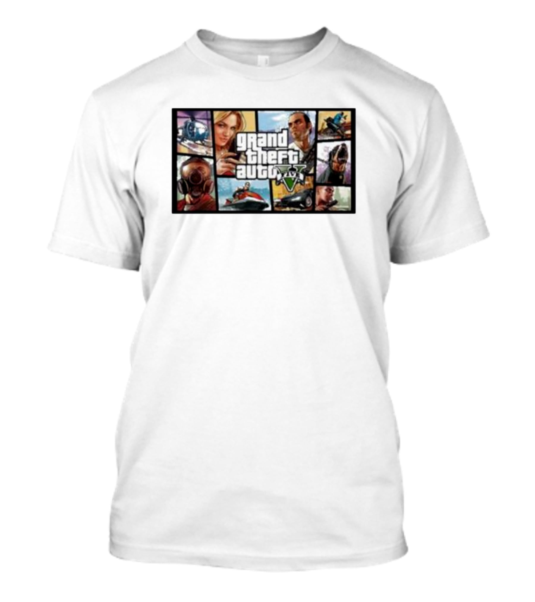 Grand Theft Auto 5 Character Montage T-Shirt