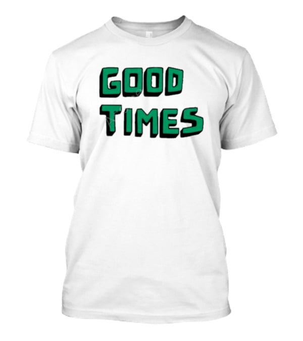Kylie Minogue Good Times Retro Green Text T-Shirt